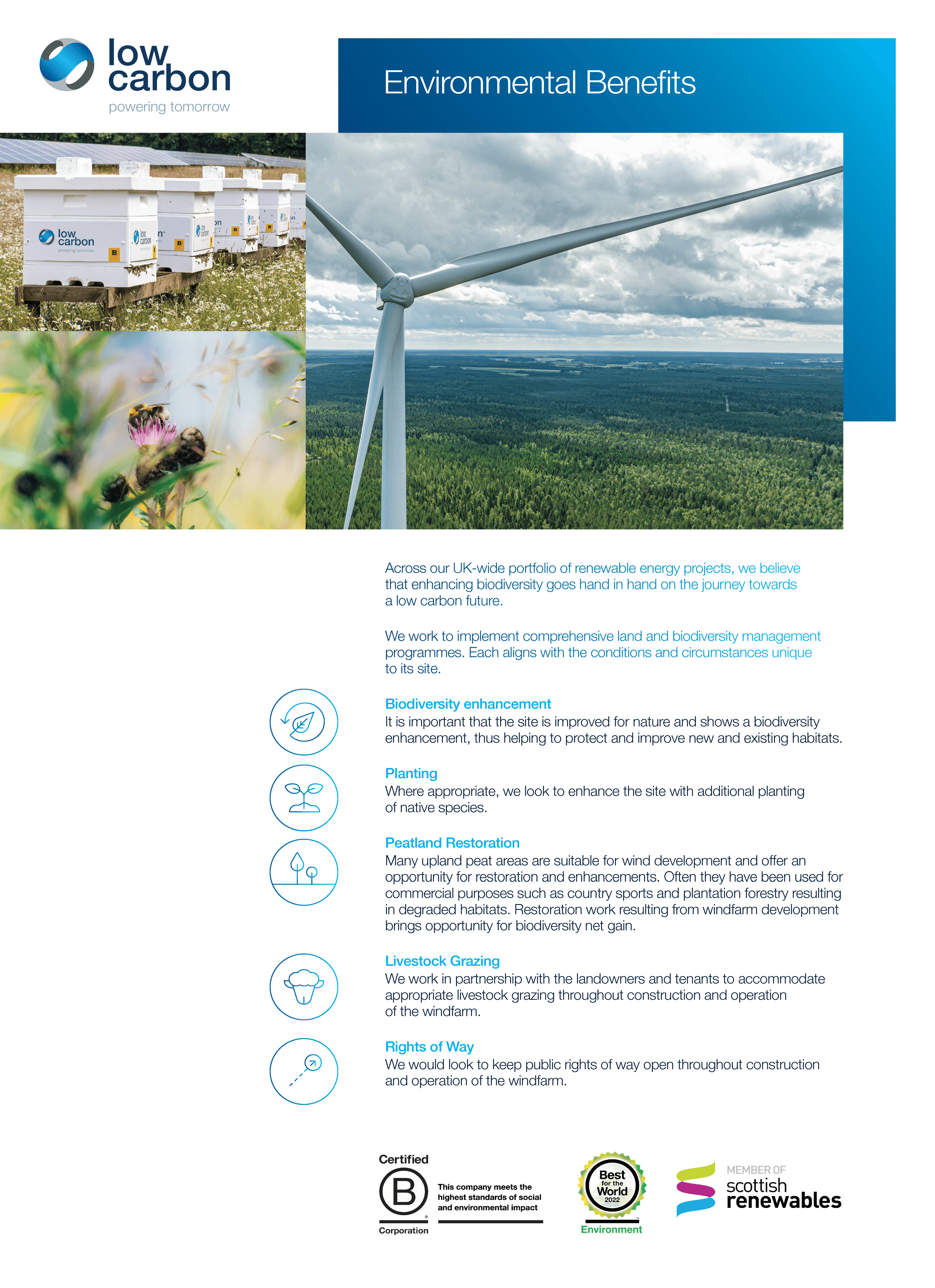 Environmental benefits